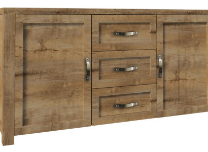 Buffet Anrichte Kommode Holz Handarbeit Holz Landhaus Anrichten Kommoden 2tlg.